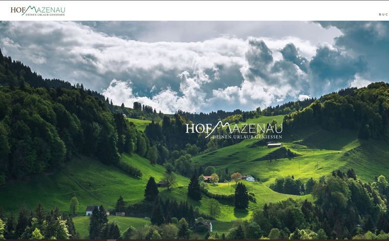 Hofmazenau, Webseite Screenshot