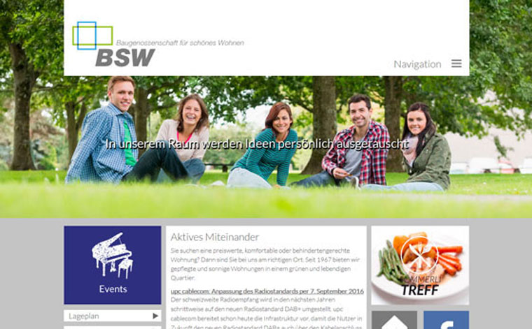 Schweizer KMU-Tag Webseite Screenshot