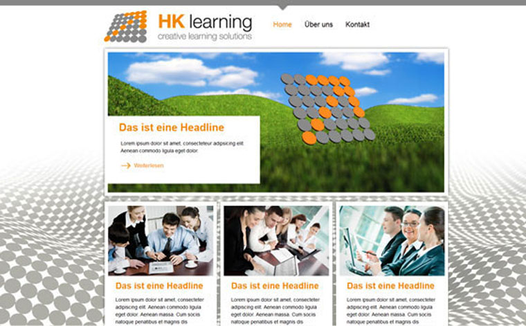 Hk learning, Webseite Screenshot